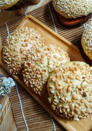 Foto resep Baked Coral Donuts