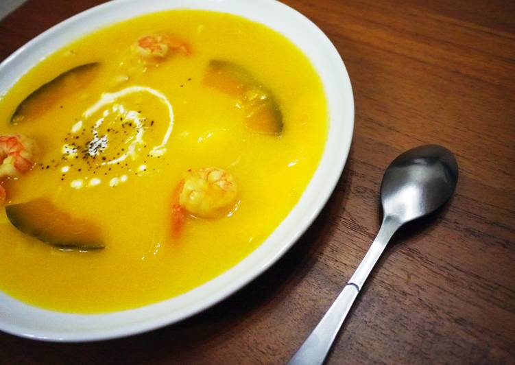 鄉村南瓜海鮮濃湯