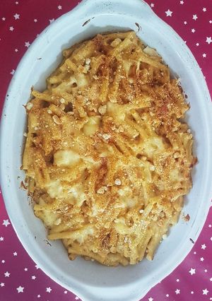 Une photo de Gratin de macaronis à la savoyarde