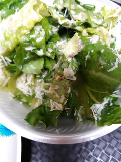 A picture of Ceasar Salad.