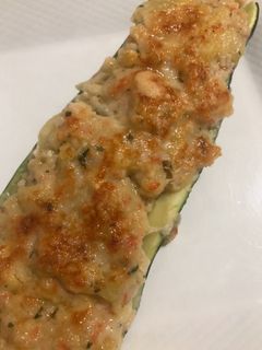Una foto de Calabacín relleno