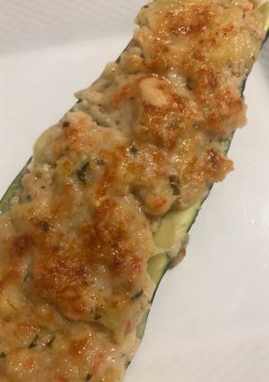 Una foto de Calabacín relleno