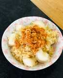 Xôi sắn gạo đồ