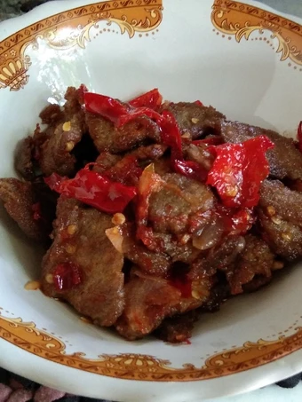 Langkah Mudah untuk Membuat Resep Dendeng Balado sapi Simpel Anti Ribet, Mantap Sekali