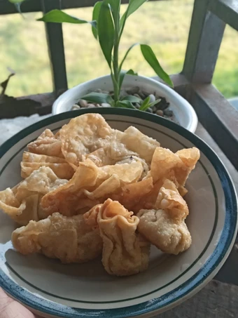 Cara Simple Membikin Resep  Pangsit ayam goreng (ala mie gacoan) yang Lezat Sekali, Bisa Manjain Lidah