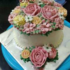 Butter Cream Cake Flowers রেসিপির প্রধান ছবি