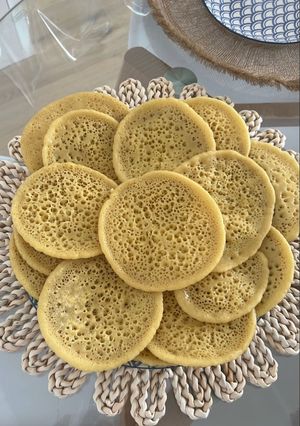Une photo de Crêpe à milles trou (Baghrir)