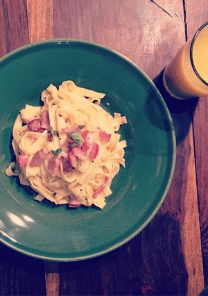 A picture of Pasta Carbonara 🍽🇮🇹.