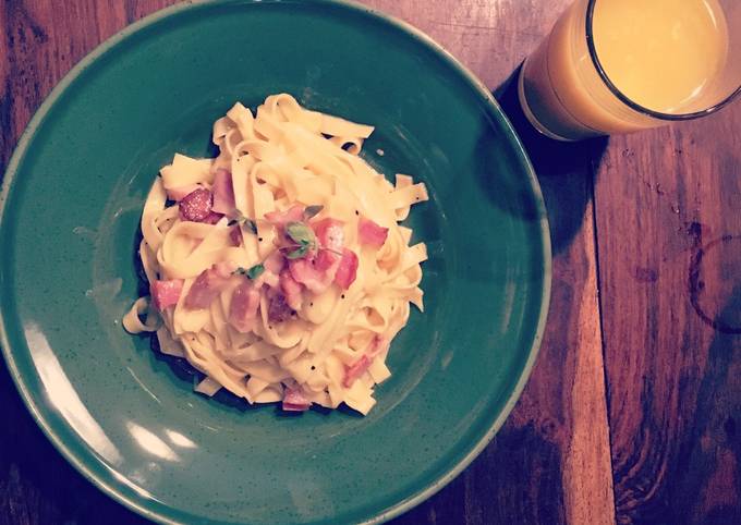 Recipe of Award-winning Pasta Carbonara 🍽🇮🇹