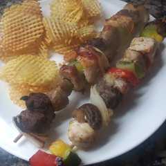 Una foto de Brochette mixta