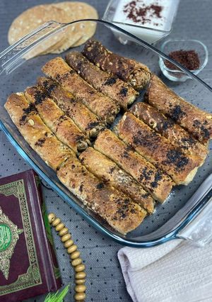 صورة لوصفة رولات المسخن بخبز المرقوق