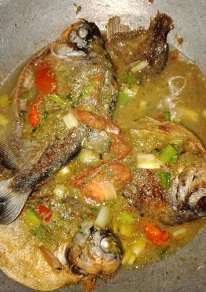 Foto resep Ikan bawal cabai hijau