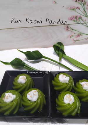 Foto resep Kue Kaswi Pandan