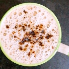 A picture of Frothy (Jhag wali) coffee without machine.