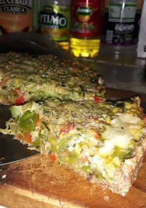 Una foto de Tarta de zapallito fit