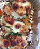 Stuffed spinach and cheese chicken breast