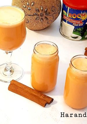 A picture of Jamaican carrot juice.