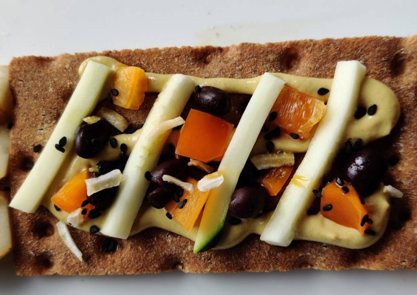 WFPB Wasa Cracker Appetizer