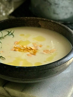 A picture of Cauliflower and Chickpea Soup.