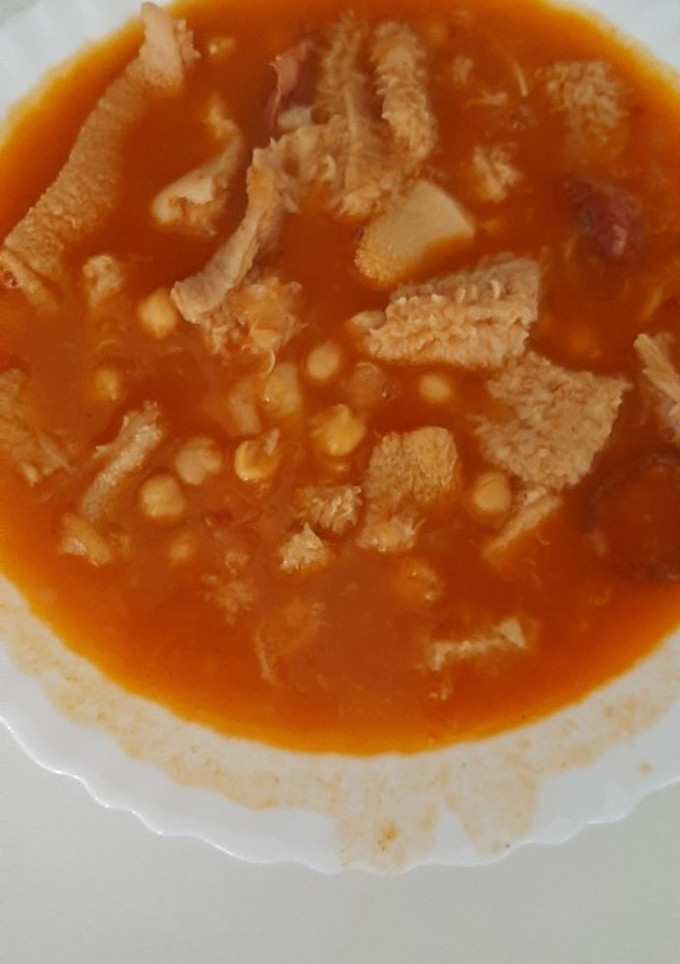 Una foto de Callos con garbanzos