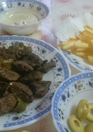 صورة لوصفة كبده اسكندراني
