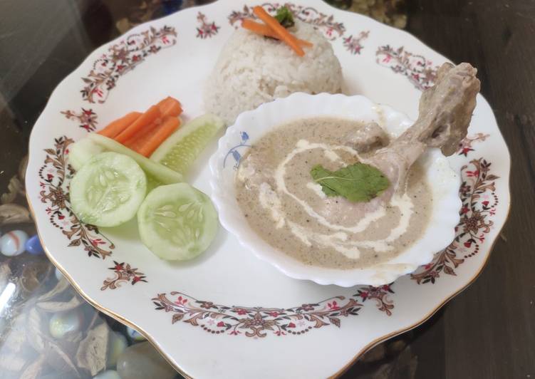 Simple Way to Prepare Ultimate Chicken white korma