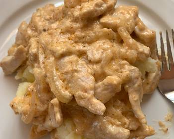 Update, Prepare Recipe Chicken stroganoff Delicious Nutritious