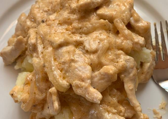 Simple Way to Prepare Homemade Chicken stroganoff