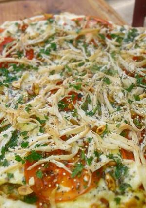 Una foto de Pizza para comer sin culpa!