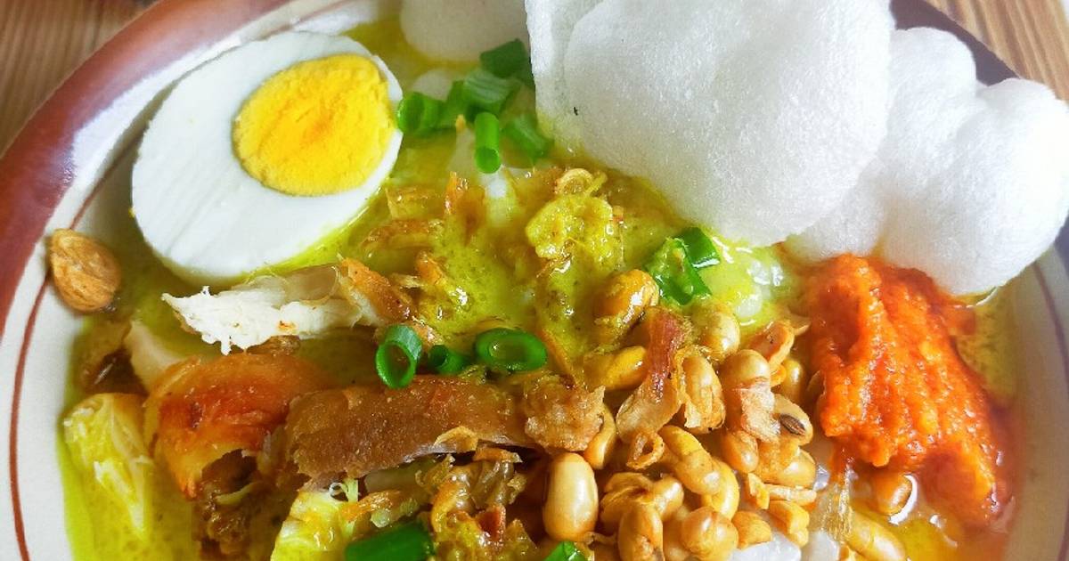 Resep Bubur Ayam Kuah Kuning Oleh Chiensyn Kuliner Cookpad