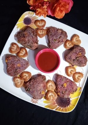 A picture of Beetroot heart Patti.