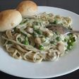 One pot de pasta con calabacín Y champiñones