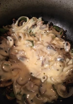 Una foto de Hongos gratinados