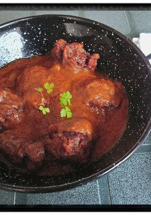 Una foto de Rabo de toro clásico. Bychusmi