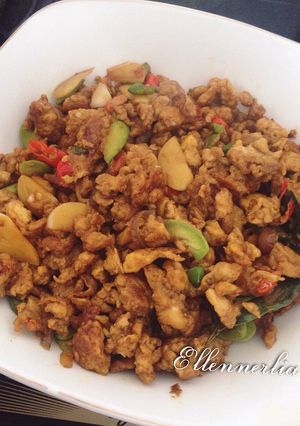 Foto resep Orak arik telur pete kecap