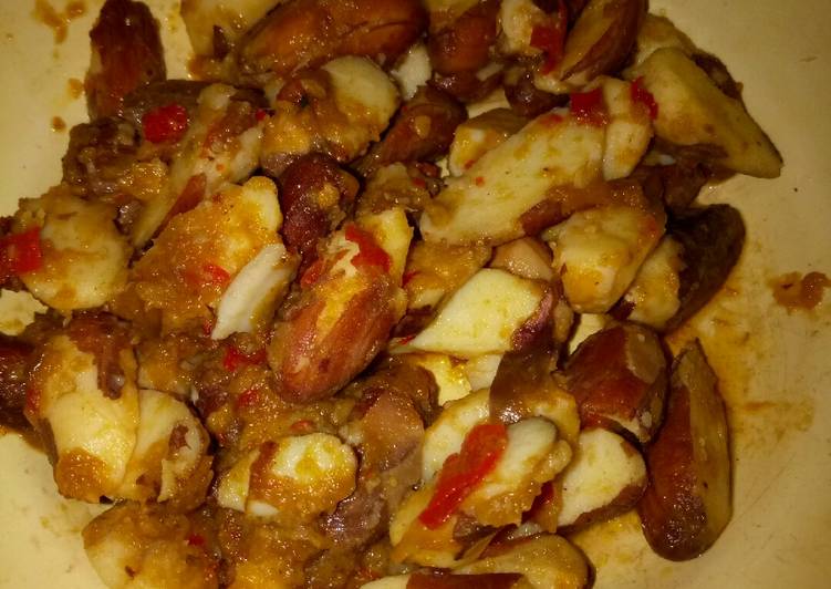 Bagaimana memasak Tumis biji nangka simple, Menggugah Selera
