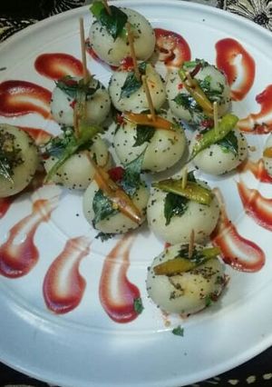 A picture of Semolina Chinese Idli.