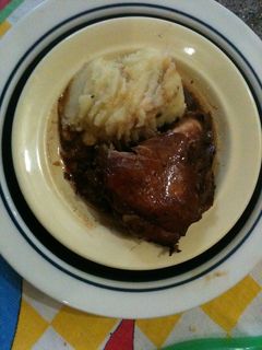 Una foto de Pollo a la barbacoa. Rápido, fácil y delicioso