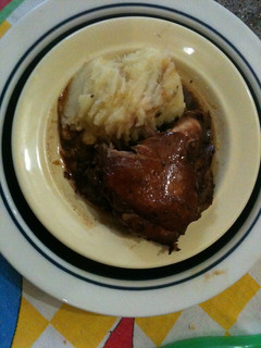 Una foto de Pollo a la barbacoa. Rápido, fácil y delicioso
