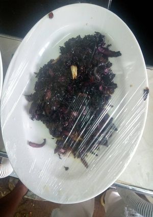 A picture of Braised red cabbage.