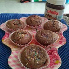 Chocolate muffins A picture of Chocolate muffins.