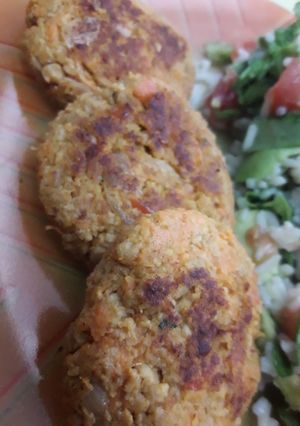 Una foto de Medallones de soja texturizada (pollo)