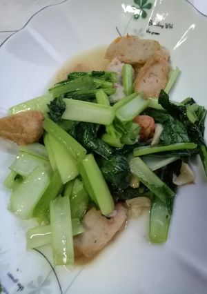 Foto resep Tumis caisim bakso ikan