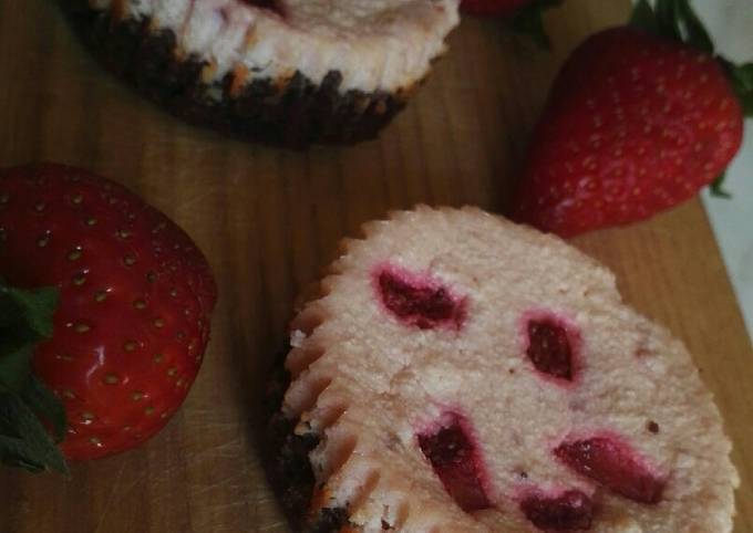 Mini epres (sült) túrótorta muffin formában recept foto