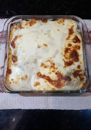 Una foto de Brócoli con salsa Bechamel y muzzarella gratinado