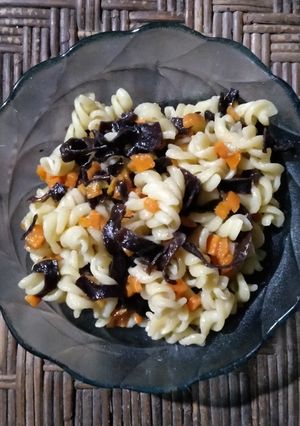 Foto resep Makaroni Jamur Kuping Vegan