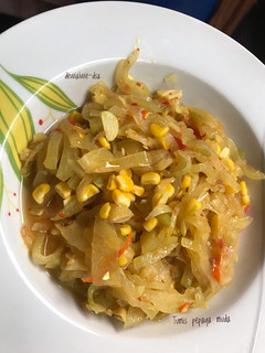 Foto resep Tumis pepaya muda