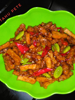 Foto resep Orek tempe tahu pete