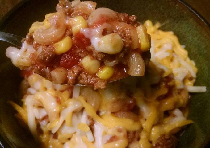 Recipe of Perfect One-pot Cheesy Taco Pasta