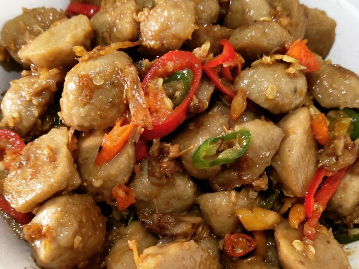 Langkah Gampang Membuat Resep Oseng pentol mercon bumbu udang yang Bisa Manjain Lidah Anti Ribet, Lezat Sekali